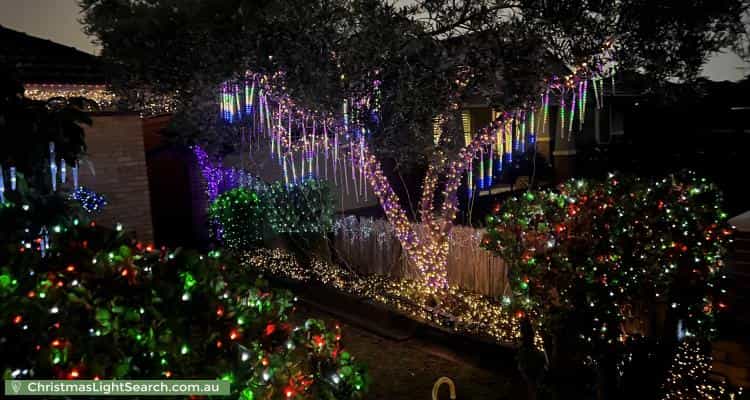 Christmas Light display at 55 Broadhurst Avenue, Reservoir