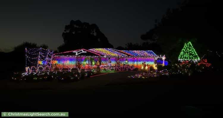 Christmas Light display at  Skyline Drive, Hillbank