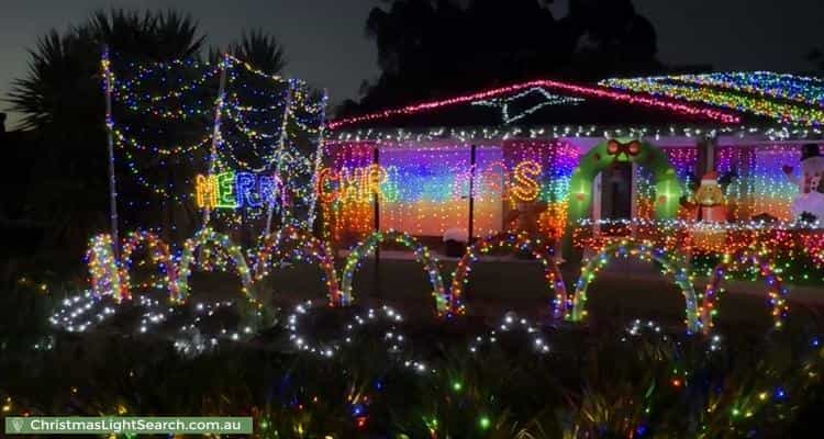 Christmas Light display at  Skyline Drive, Hillbank