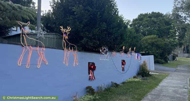 Christmas Light display at 162 Garden Street, North Narrabeen