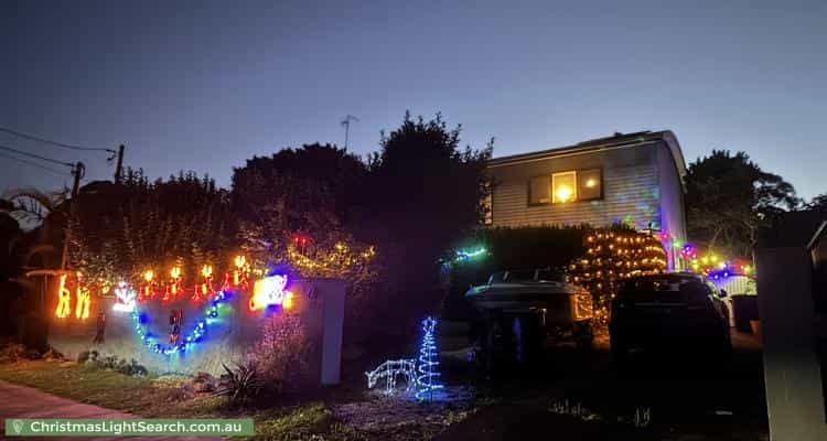 Christmas Light display at 162 Garden Street, North Narrabeen