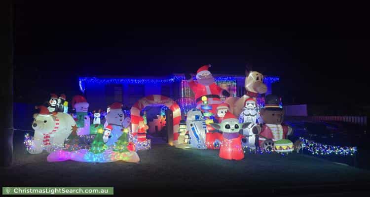 Christmas Light display at 14 Chapman Street, Port Macquarie
