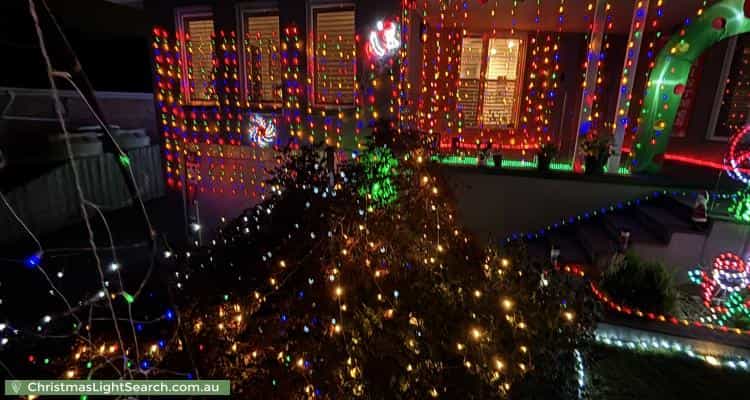 Christmas Light display at 28 Andrew Street, Mount Waverley
