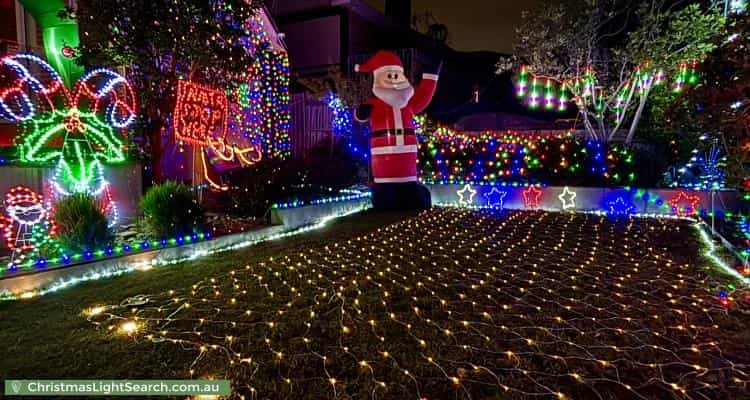 Christmas Light display at 28 Andrew Street, Mount Waverley