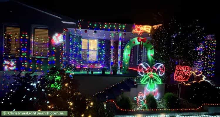 Christmas Light display at 28 Andrew Street, Mount Waverley