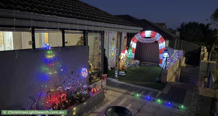 Christmas Light display at 11 Cubana Rise, Baldivis