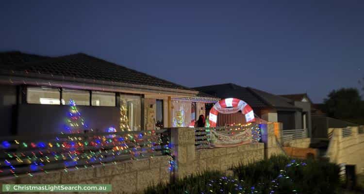 Christmas Light display at 11 Cubana Rise, Baldivis