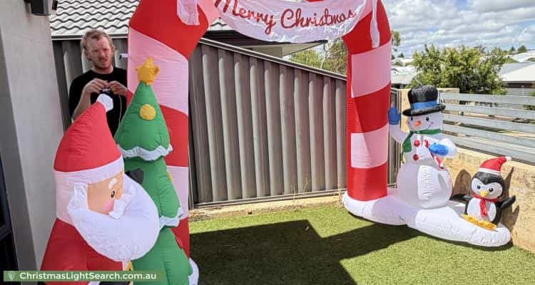 Christmas Light display at 11 Cubana Rise, Baldivis