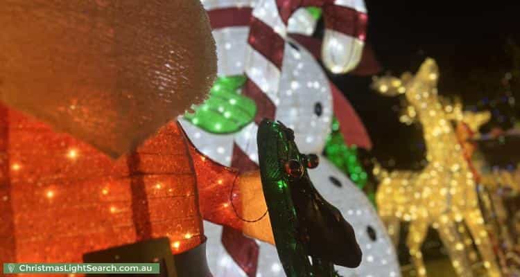 Christmas Light display at 12A Erica Avenue, Mount Claremont