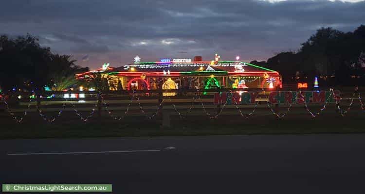Christmas Light display at 161 Westcott Parade, Rockbank