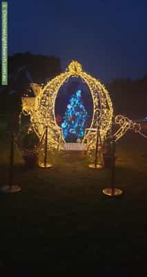 Christmas Light display at 161 Westcott Parade, Rockbank