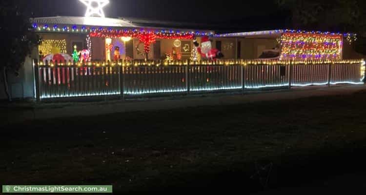 Christmas Light display at 81 Kent Street, Rockingham