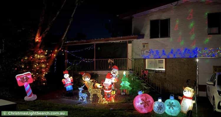 Christmas Light display at 105 Thornton Street, Raceview
