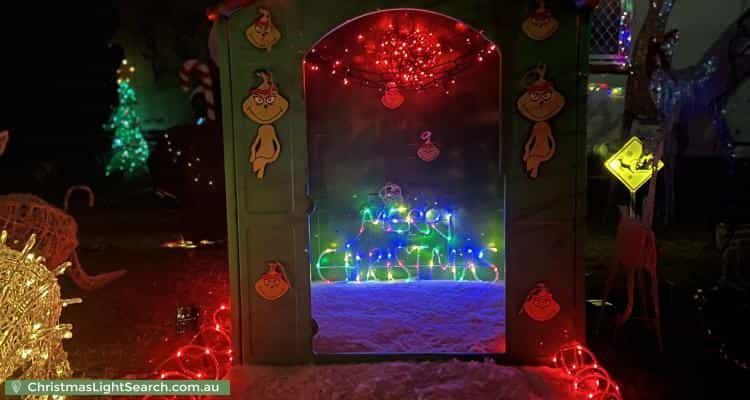 Christmas Light display at 12 Erica Avenue, Mount Claremont