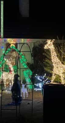 Christmas Light display at 12 Erica Avenue, Mount Claremont