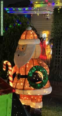 Christmas Light display at 12 Erica Avenue, Mount Claremont