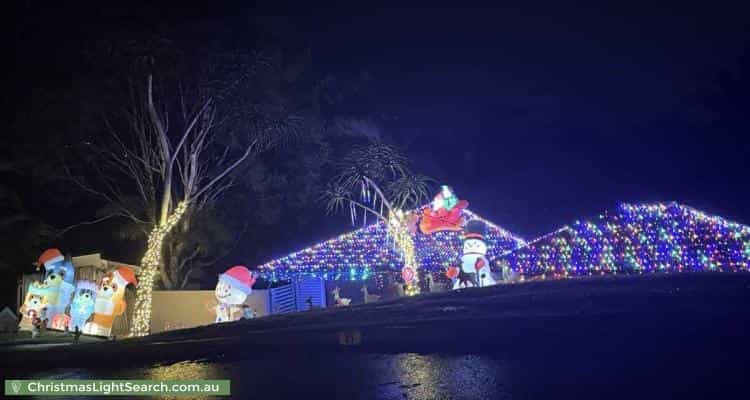Christmas Light display at 73 Piggabeen Road, Tweed Heads West