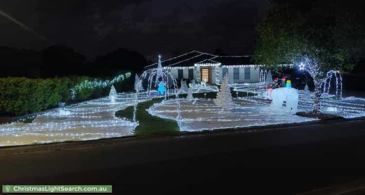 Christmas Light display at 22-24 Pocketwood Place, Upper Caboolture