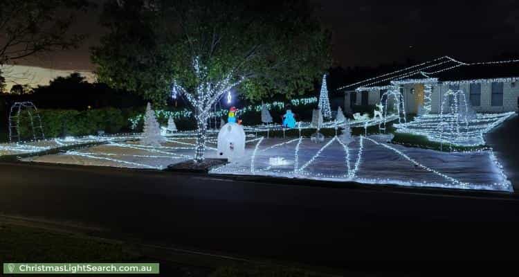 Christmas Light display at 22-24 Pocketwood Place, Upper Caboolture