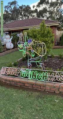 Christmas Light display at 45 Rockys Way, Lilydale