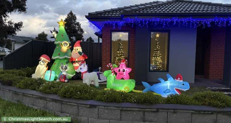 Christmas Light display at 69 Riceflower Rise, Wallan