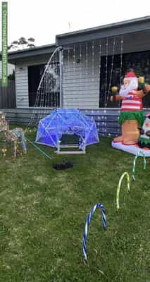 Christmas Light display at 48 Billson Street, Wonthaggi