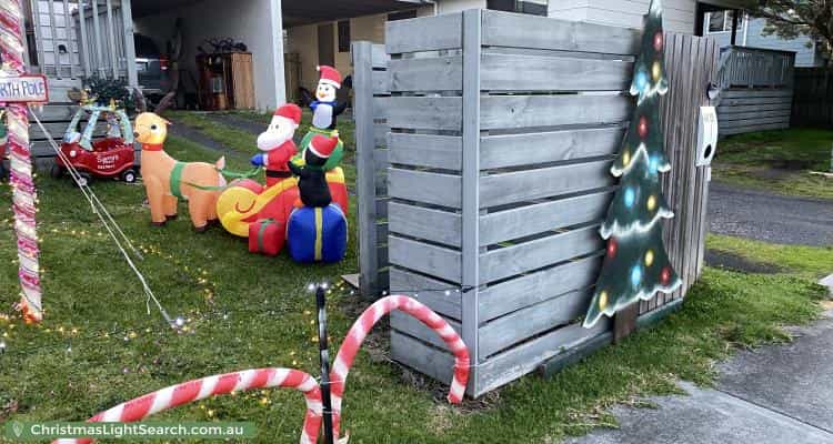 Christmas Light display at 48 Billson Street, Wonthaggi