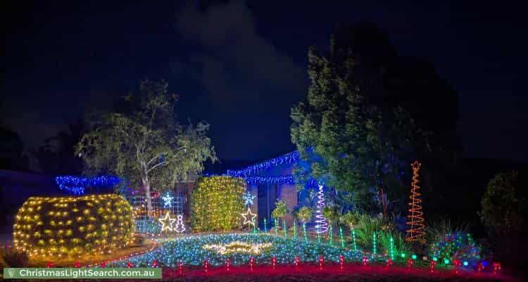 Christmas Light display at 22 Concord Drive, Old Reynella