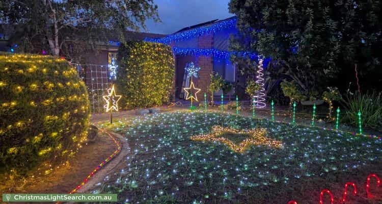 Christmas Light display at 22 Concord Drive, Old Reynella