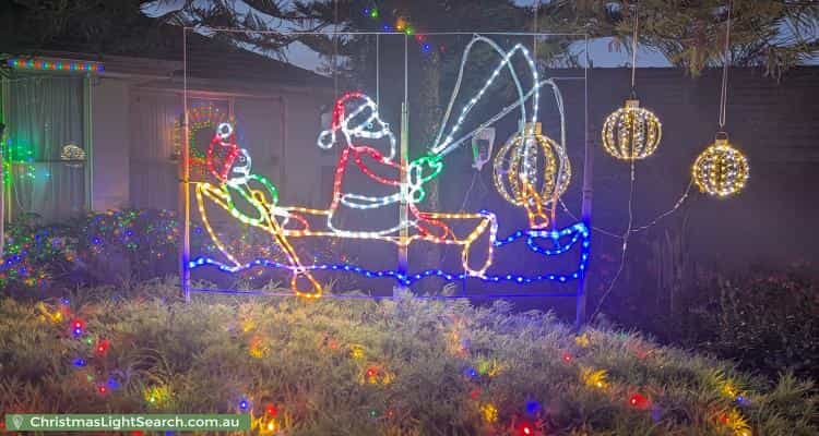 Christmas Light display at 4 Brookes Court, Mooroolbark