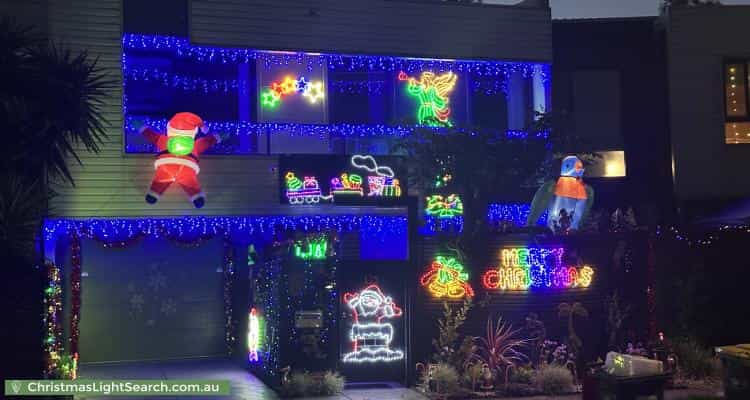 Christmas Light display at 175 David Drive, Sunshine West