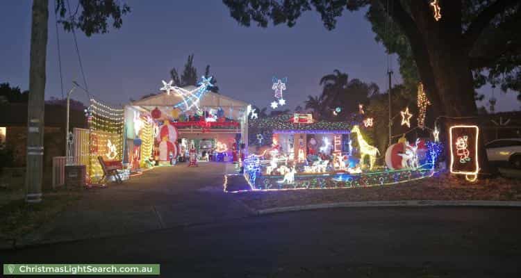 Christmas Light display at  Imperial Court, Seville Grove