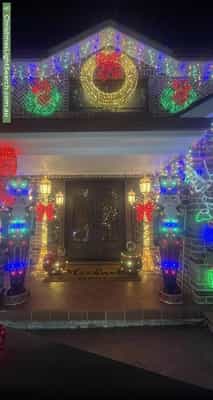 Christmas Light display at 14 Murrumba Place, Castle Hill