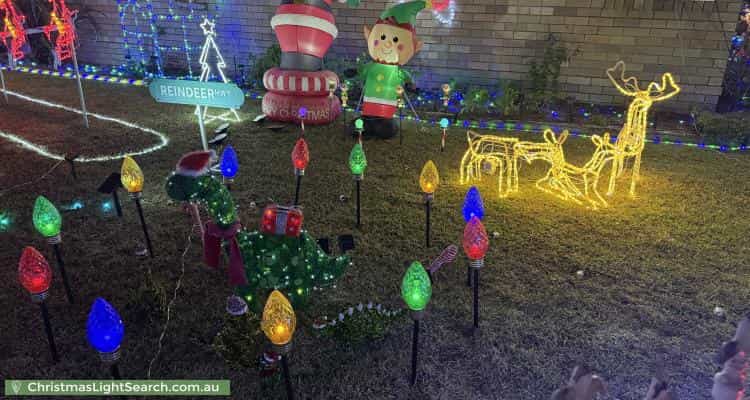 Christmas Light display at 1 Biralee Crescent, Beacon Hill