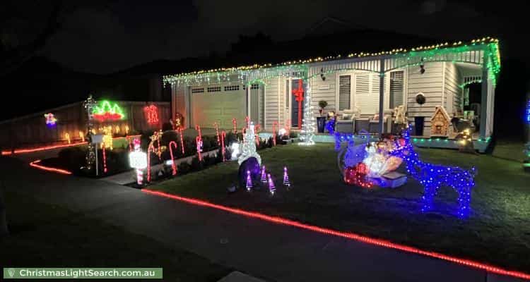 Christmas Light display at 12 Arunta Crescent, Clarinda
