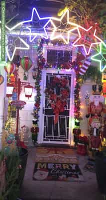 Christmas Light display at 17 Browning Street, Moonee Ponds