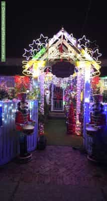 Christmas Light display at 17 Browning Street, Moonee Ponds
