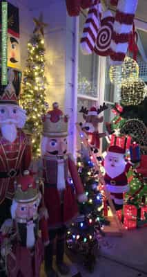 Christmas Light display at 17 Browning Street, Moonee Ponds