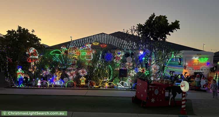 Christmas Light display at 59 Farnham Pass, Alkimos