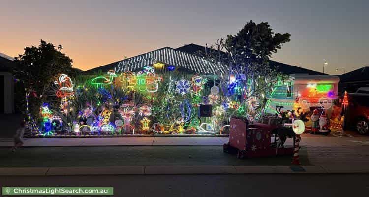 Christmas Light display at 59 Farnham Pass, Alkimos