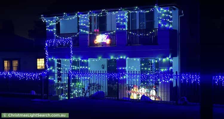 Christmas Light display at 67 Banks Street, East Maitland