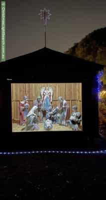 Christmas Light display at 50 Bowman Road, Londonderry