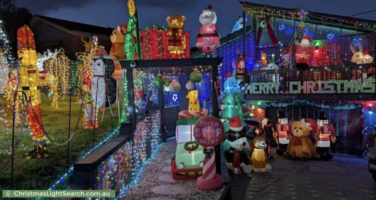 Christmas Light display at 38 Rolling Hills Road, Chirnside Park