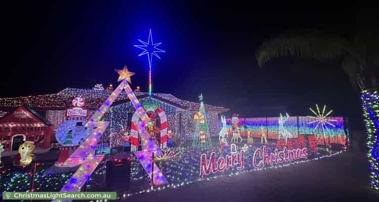 Christmas Light display at 3 Royal Drive, Kawungan