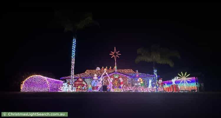 Christmas Light display at 3 Royal Drive, Kawungan