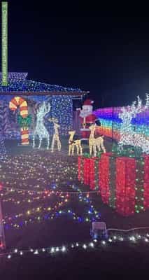Christmas Light display at 3 Royal Drive, Kawungan