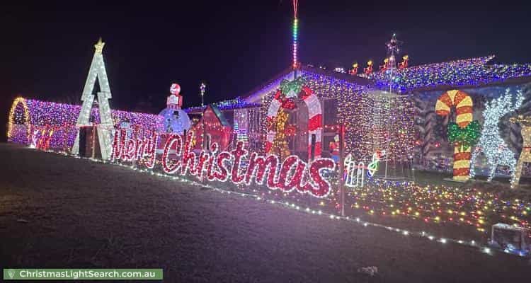 Christmas Light display at 3 Royal Drive, Kawungan
