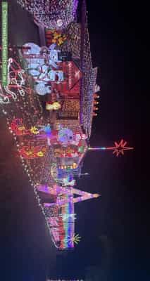 Christmas Light display at 3 Royal Drive, Kawungan