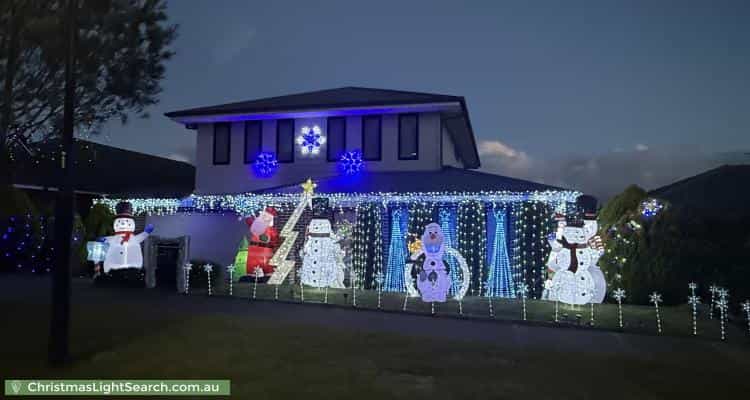 Christmas Light display at 28 Bellis Circuit, Botanic Ridge