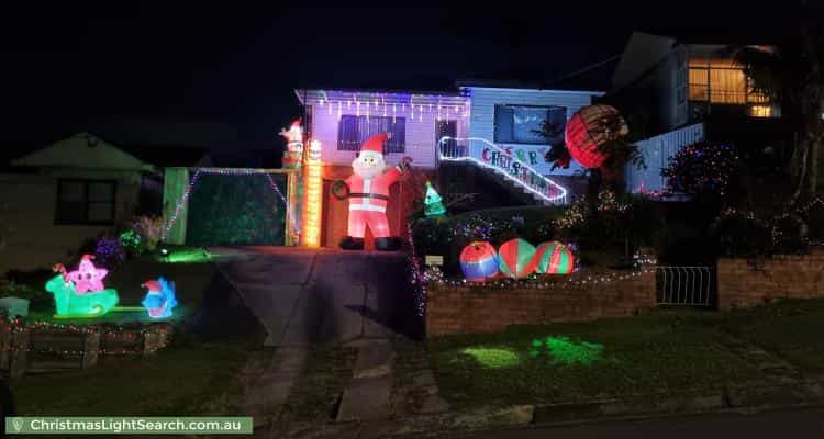 Christmas Light display at 29 Beatus Street, Unanderra